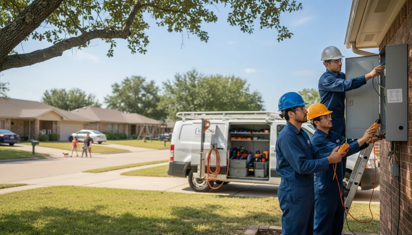 Certified electrician providing emergency electrical services in Lapoint, UT